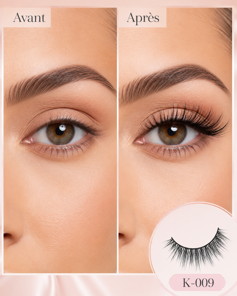 Pose de faux cils magnétiques Livacils, sans colle en 30 secondes