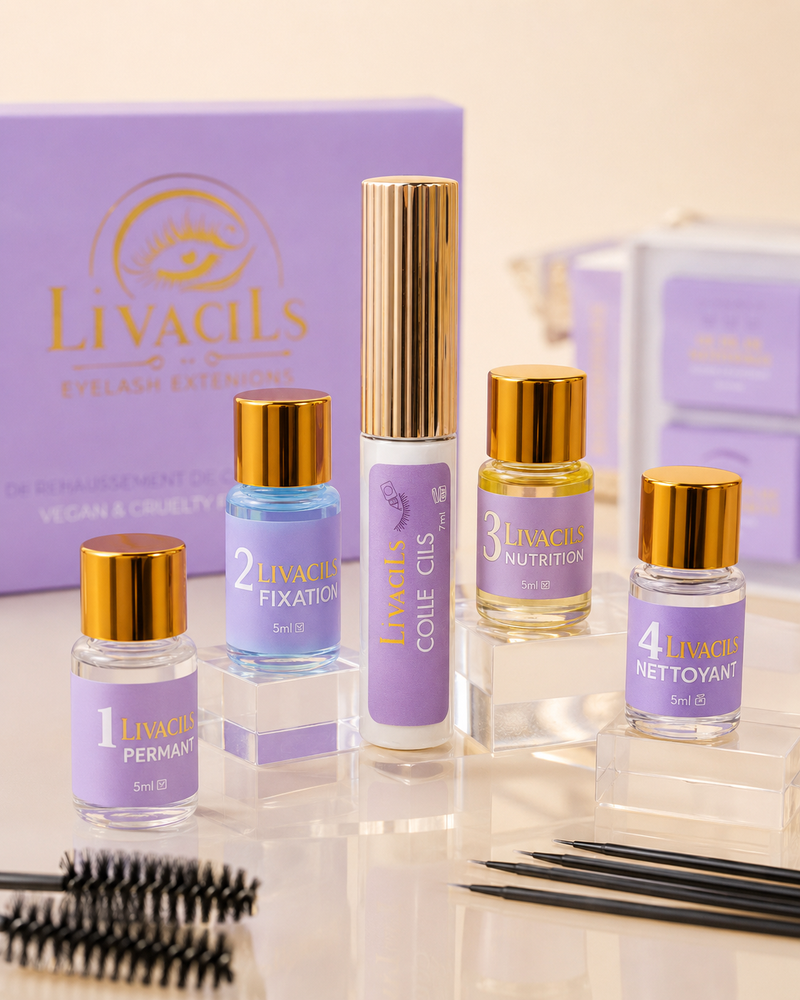 Application lotion rehaussement cils Livacils, pose maison