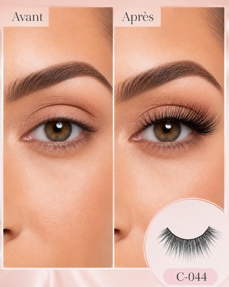 Faux Cils Magnétiques 3D, sans colle et réutilisables 30 fois