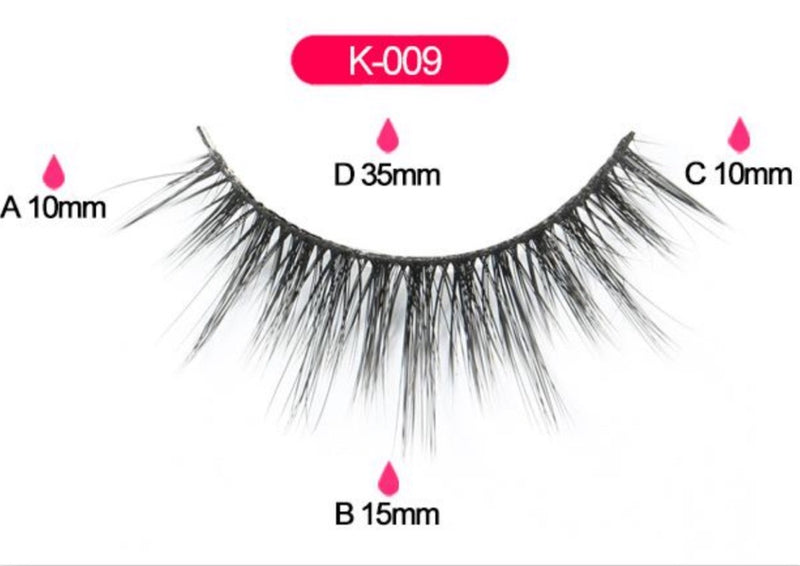 Faux Cils Magnétiques 3D, sans colle et réutilisables 30 fois