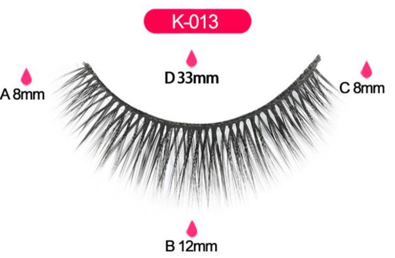Faux Cils Magnétiques 3D, sans colle et réutilisables 30 fois