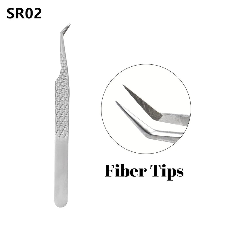 Pince extensions de cils Livacils SR-02 Isolation, pince droite