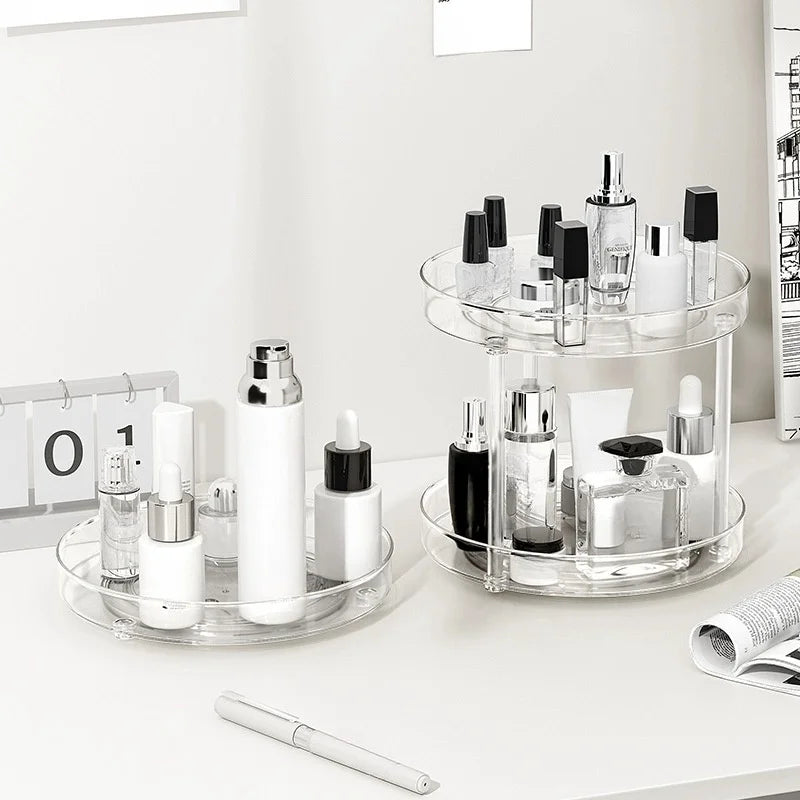 Rangement Cosmétiques Rotatif Vanité Livacils