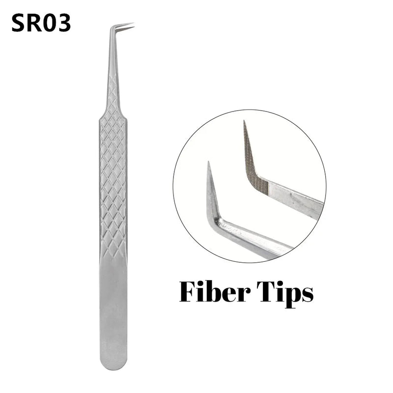 Pince extensions de cils Livacils SR-03 Isolation, pince fine