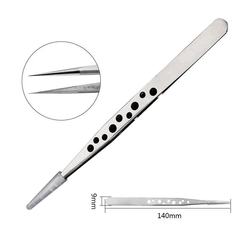 Pince extensions de cils Livacils JK-11, courbée précision