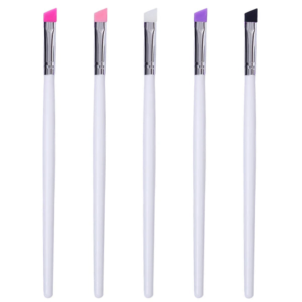 Brosse silicone lifting cils Livacils, blanc 5 pièces
