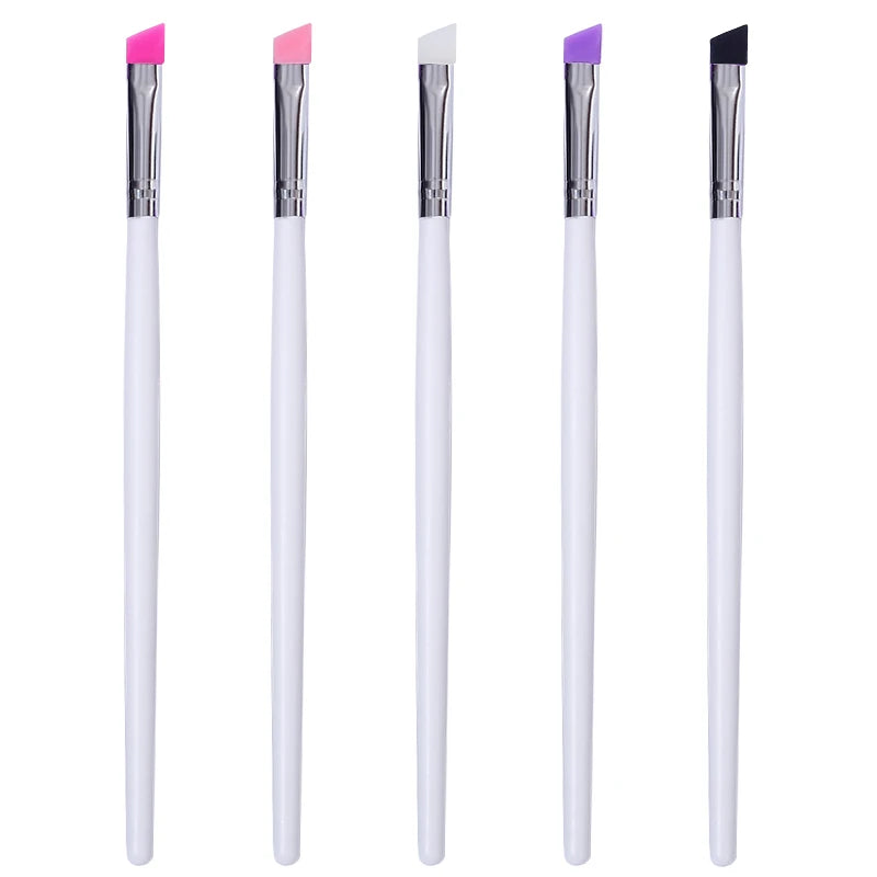 Brosse silicone lifting cils Livacils, blanc 5 pièces