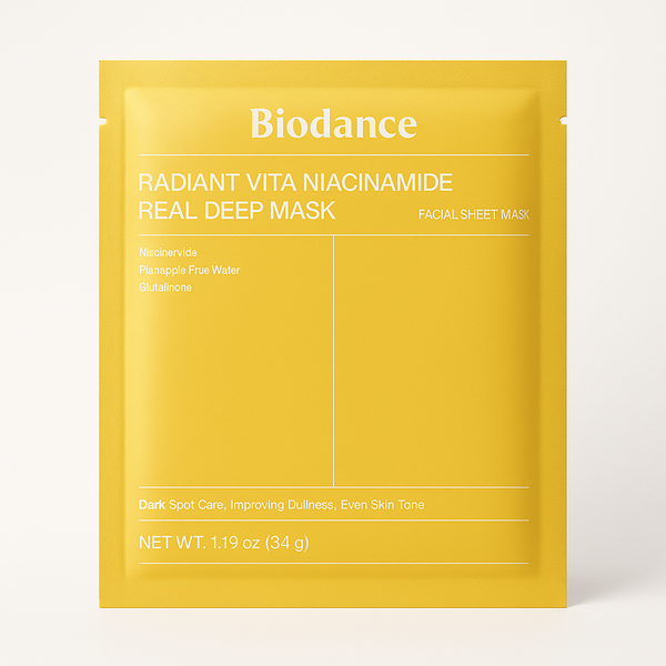 Masque Hydrogel Niacinamide Vita, Anti-Taches & Teint Lumineux Livacils