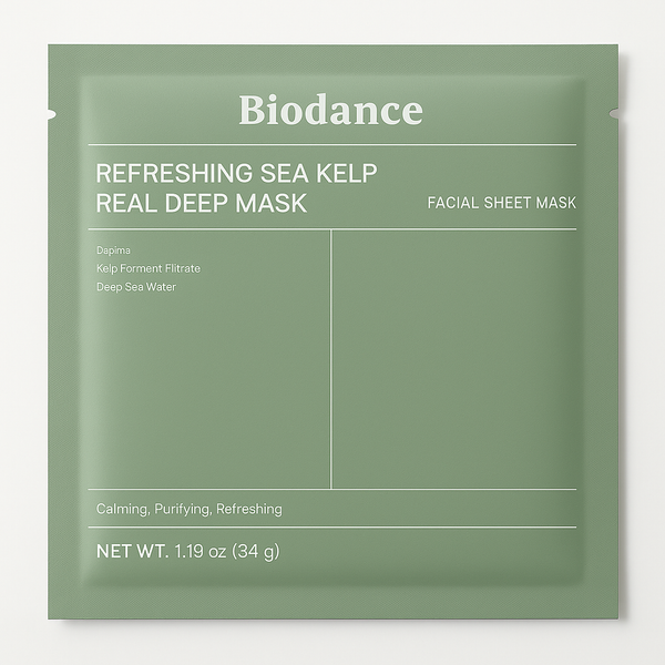 Masque Hydrogel Sea Kelp, Apaisant & Purifiant Algues Marines Livacils